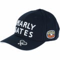 パーリーゲイツ PEARLY GATES メンズ レディース ユニセックス 2段ロゴリサイクルツイルBASICキャップ PAMG5CEF ネイビー