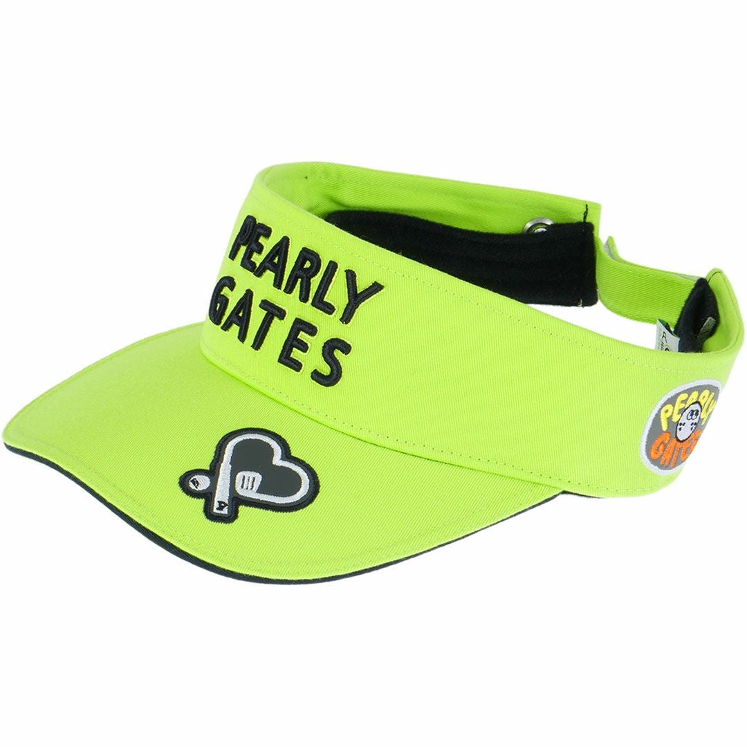 パーリーゲイツ]2段ロゴリサイクルツイルBASICバイザー (UNISEX