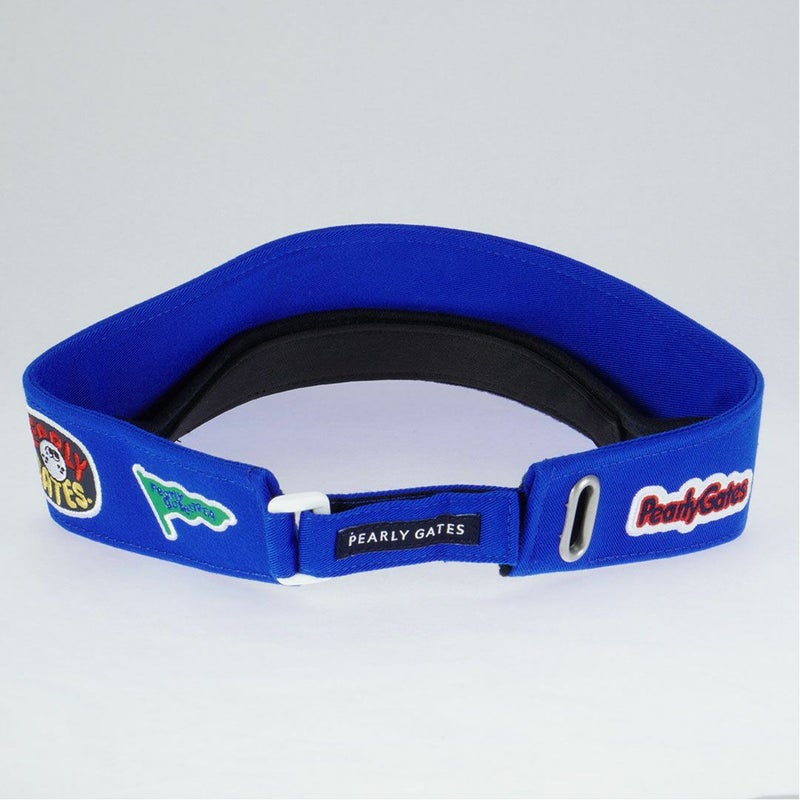 パーリーゲイツ PEARLY GATES メンズ レディース ユニセックス 2段ロゴリサイクルツイルBASICバイザー PAMG5CFF ブルー