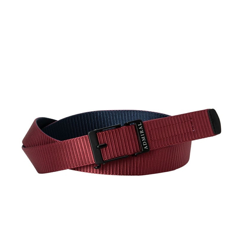 Admiral GOLF ユニセックス メンズ リバーシブルベルト ネイビーレッド 詳細2