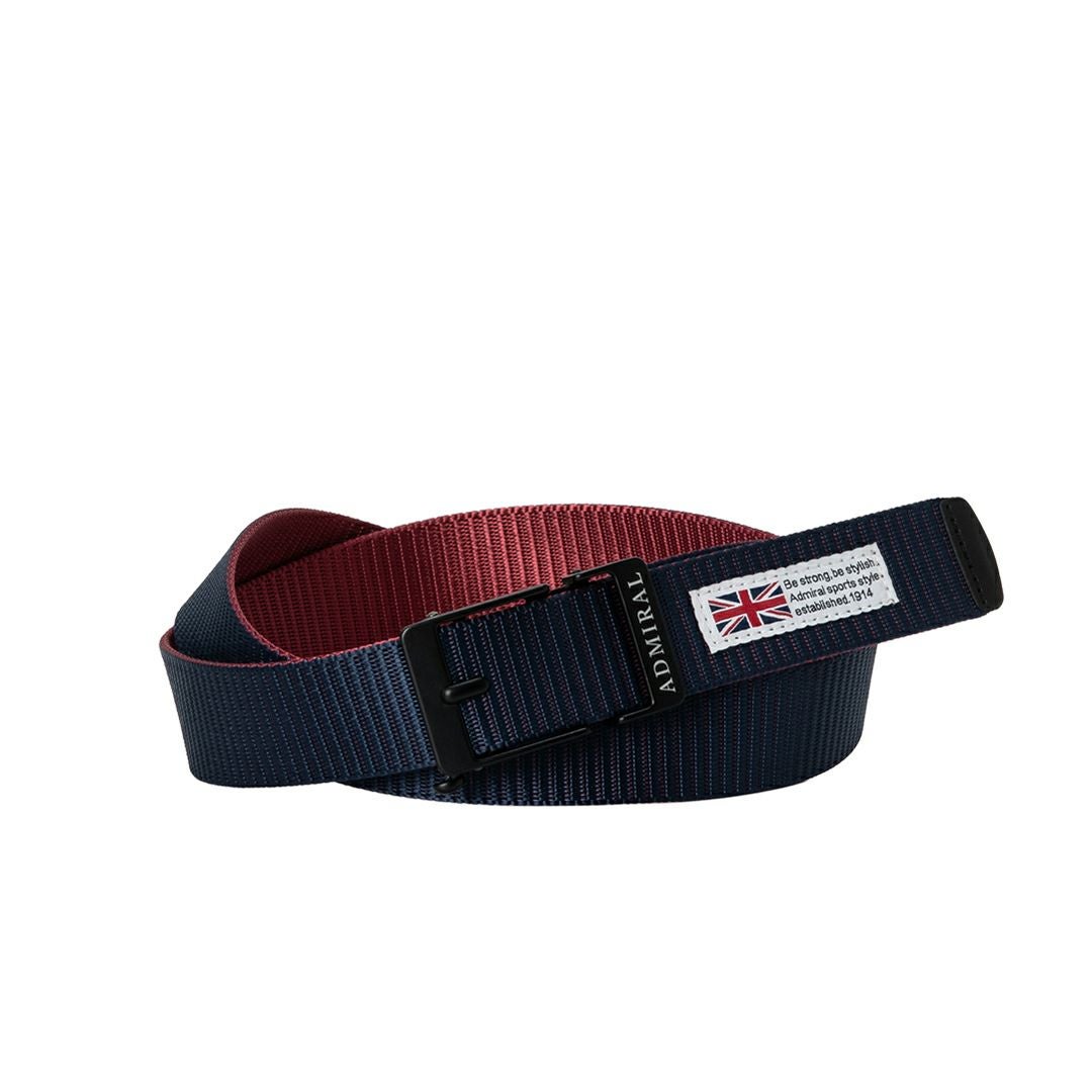 Admiral GOLF ユニセックス メンズ リバーシブルベルト ネイビーレッド 詳細1