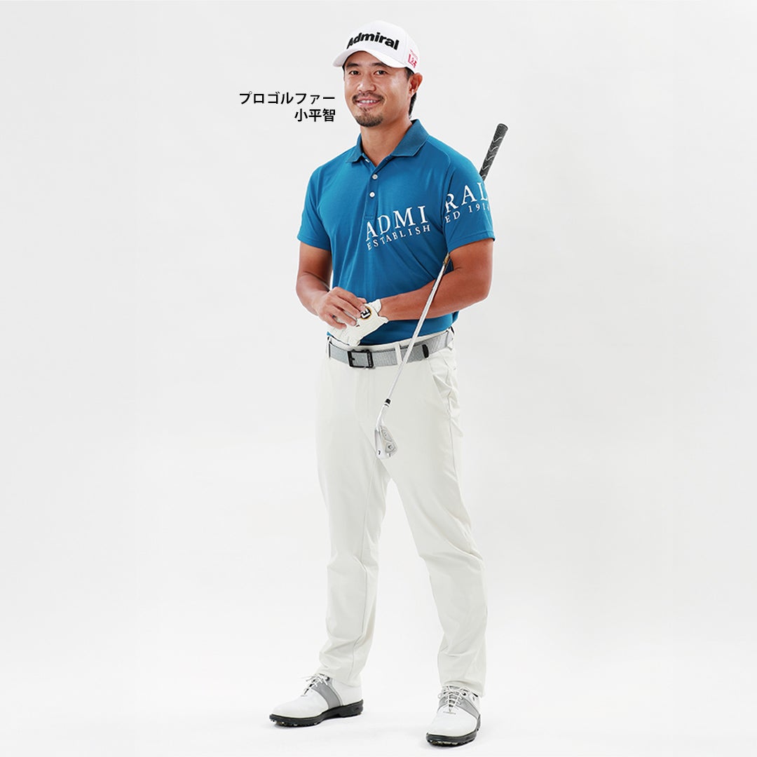 小平智プロ着用 Admiral GOLF ユニセックス メンズ リバーシブルベルト ブラック