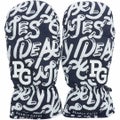 ジャックバニー Jack Bunny!! ユニセックス メンズ レディース ぷにぷにロゴ柄ミトン PAMG58FF ディープブルー