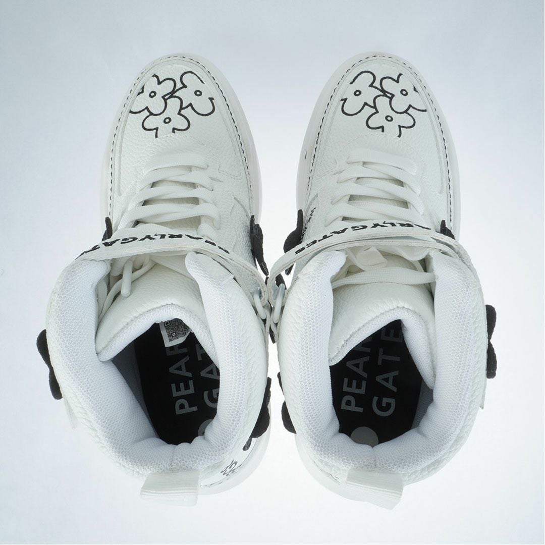 パーリーゲイツ]レディース ロゴ×花柄ハイカットシューズ (LADIES