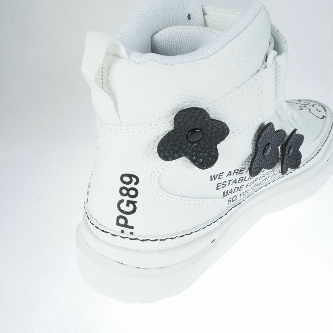 パーリーゲイツ]レディース ロゴ×花柄ハイカットシューズ (LADIES