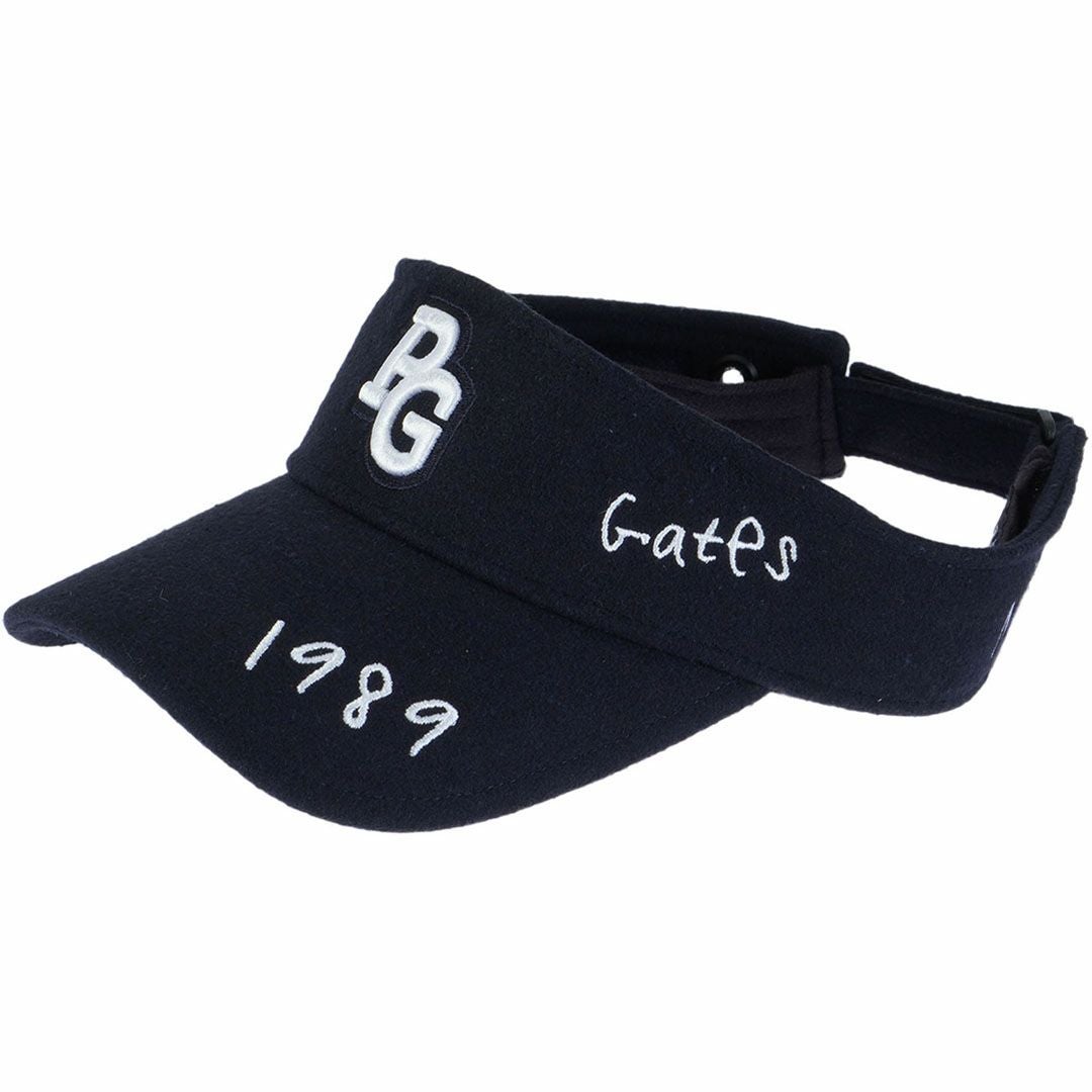 パーリーゲイツ PEARLY GATES ユニセックス メンズ レディース ロゴ刺繍起毛キャップ PAMG5ABF ネイビー