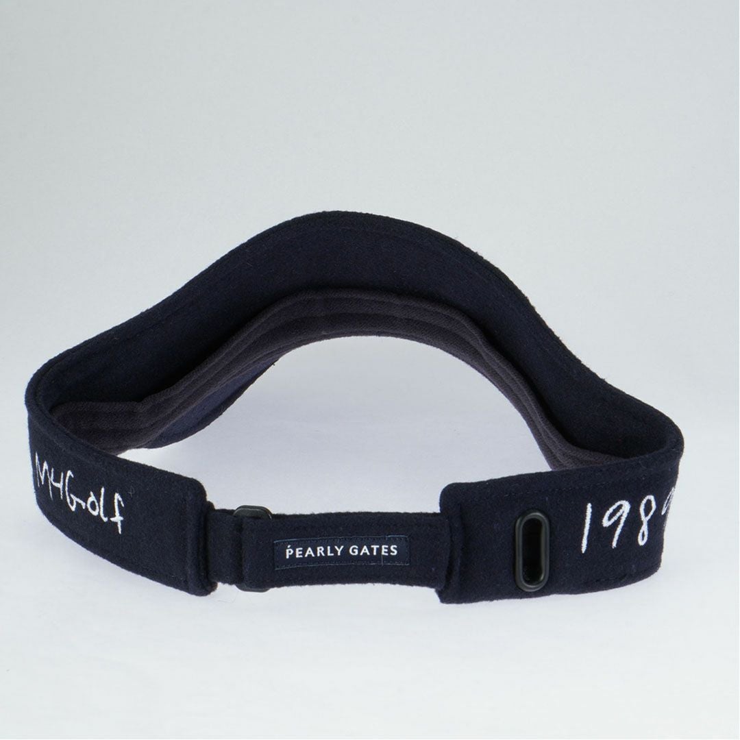 パーリーゲイツ PEARLY GATES ユニセックス メンズ レディース ロゴ刺繍起毛キャップ PAMG5ABF ネイビー