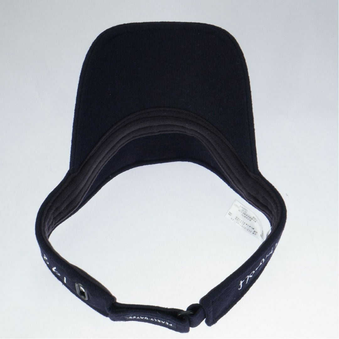 パーリーゲイツ PEARLY GATES ユニセックス メンズ レディース ロゴ刺繍起毛キャップ PAMG5ABF ネイビー