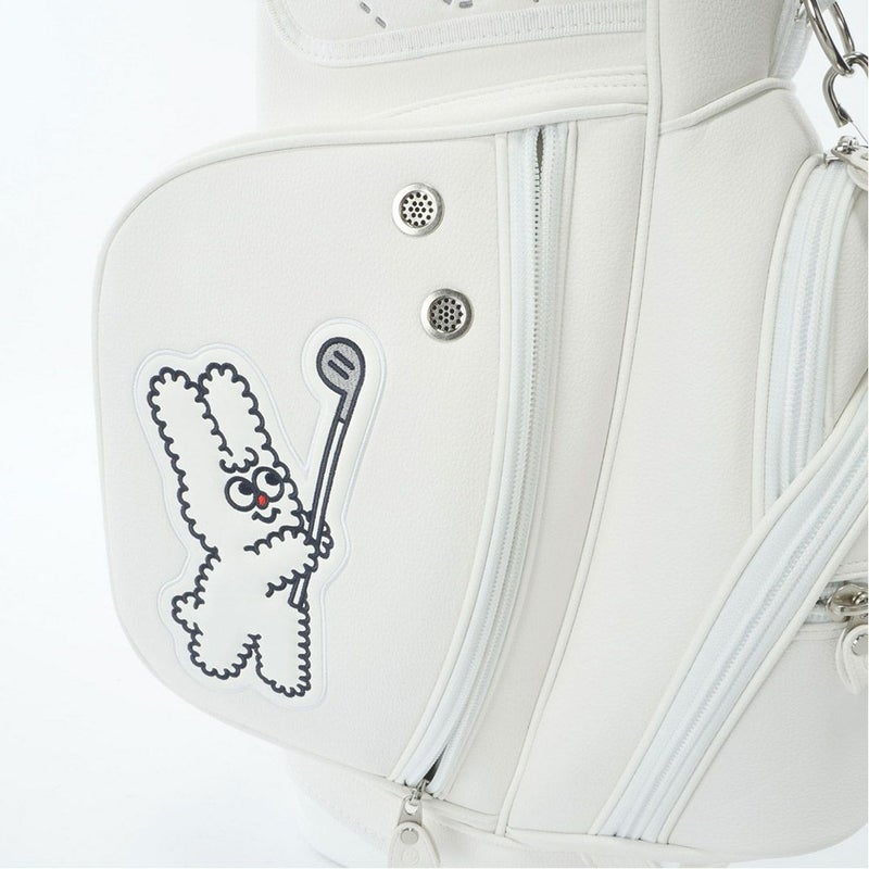 パーリーゲイツ PEARLY GATES ロゴワッペンスタンド式キャディバッグ PAMG5B2F ホワイト