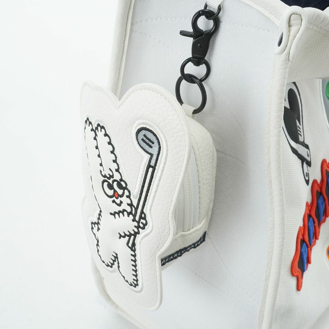 パーリーゲイツ PEARLY GATES ロゴワッペンロッカーバッグ PAMG5B3F ホワイト