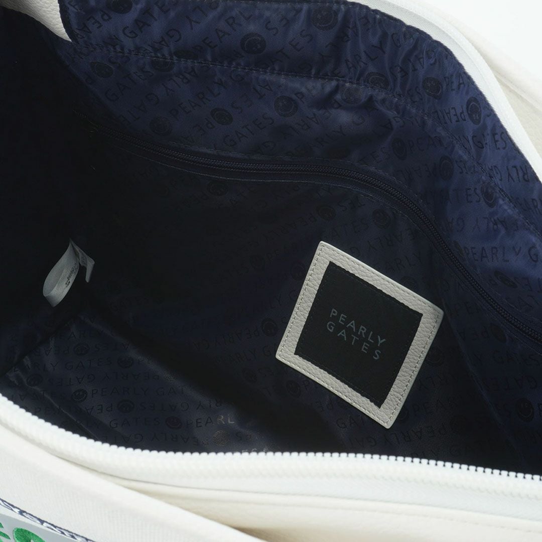 パーリーゲイツ PEARLY GATES ロゴワッペンロッカーバッグ PAMG5B3F ホワイト