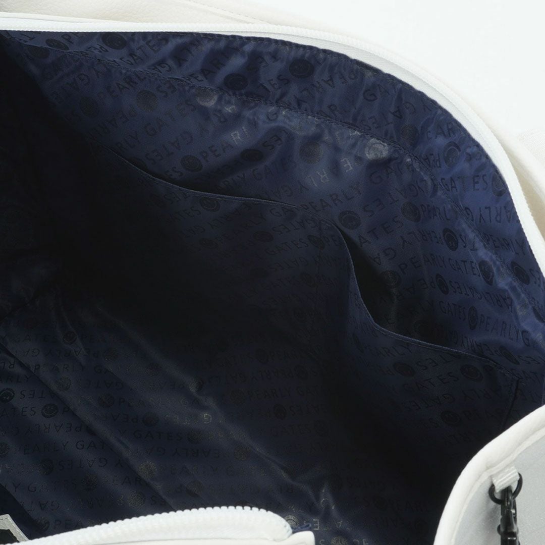 パーリーゲイツ PEARLY GATES ロゴワッペンロッカーバッグ PAMG5B3F ホワイト