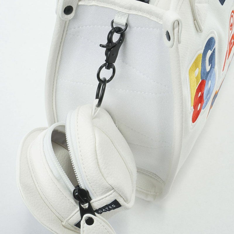 パーリーゲイツ PEARLY GATES ロゴワッペンカートバッグ PAMG5B4F ホワイト