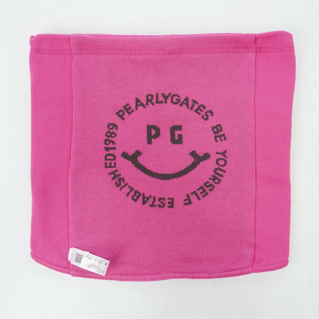 パーリーゲイツ PEARLY GATES PG is PG ネックウォーマー PAMG5B6F ピンク