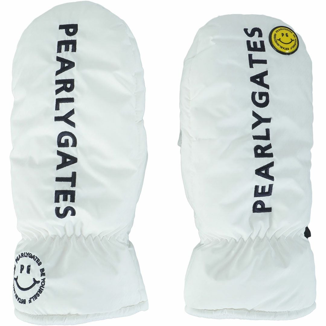 パーリーゲイツ PEARLY GATES PG is PG ミトン PAMG5B8F ホワイト