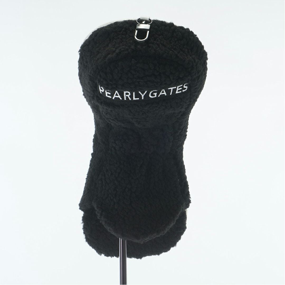 パーリーゲイツ PEARLY GATES ロゴワッペンドライバー用ヘッドカバー 460CC対応 PAMG5BEF ホワイト