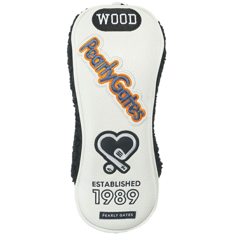 パーリーゲイツ PEARLY GATES ロゴワッペンフェアウェイウッド用ヘッドカバー PAMG5BFF ホワイト