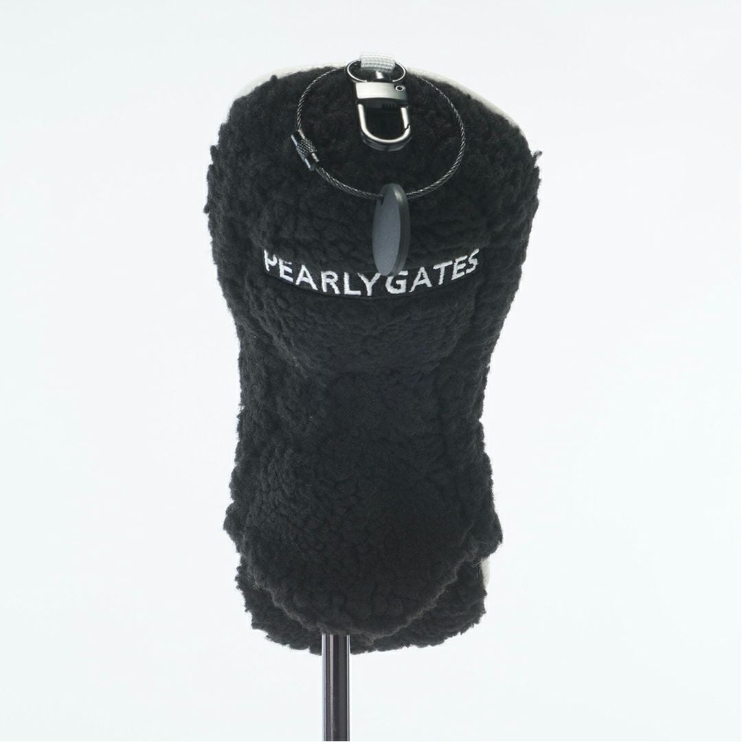 パーリーゲイツ PEARLY GATES ロゴワッペンフェアウェイウッド用ヘッドカバー PAMG5BFF ホワイト