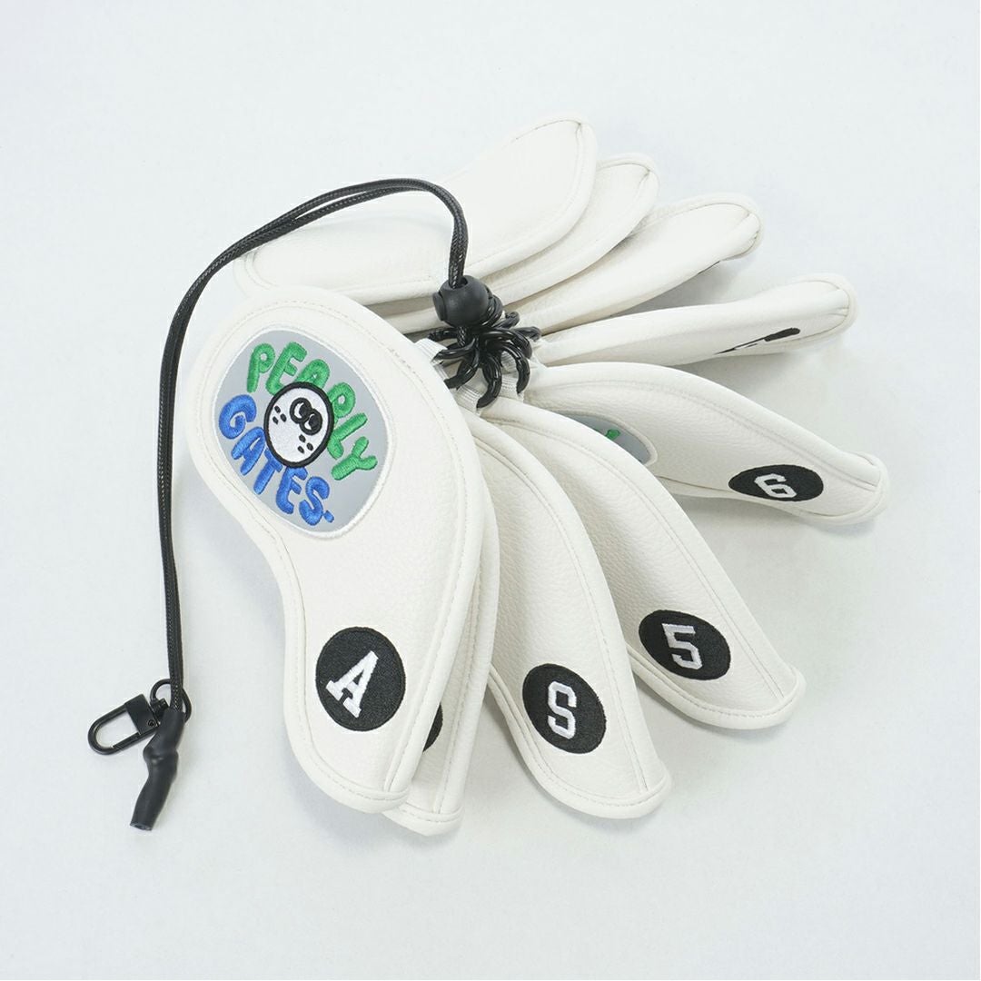 パーリーゲイツ]ロゴワッペンアイアン用ヘッドカバーセット (UNISEX