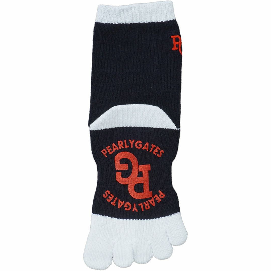パーリーゲイツ PEARLY GATES レディース 5本指ミドルソックス PAMG5BVF ネイビー
