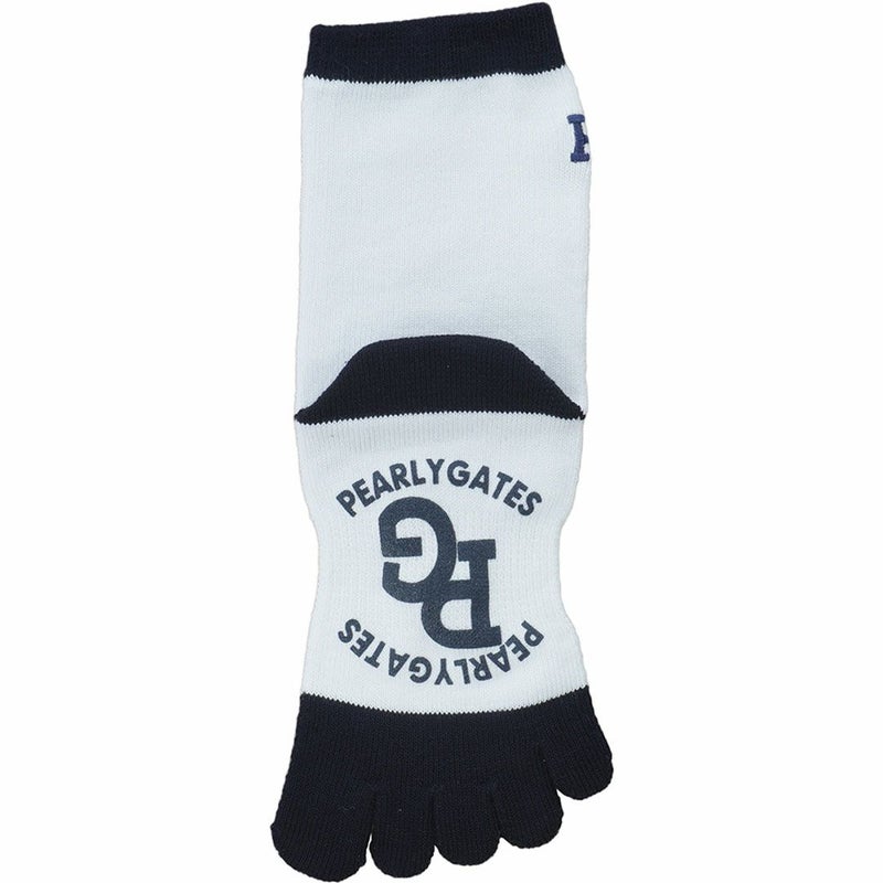 パーリーゲイツ PEARLY GATES レディース 5本指ミドルソックス PAMG5BVF ホワイト