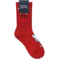パーリーゲイツ PEARLY GATES レディース ぷっくりロゴミドルソックス PAMG5BXF レッド