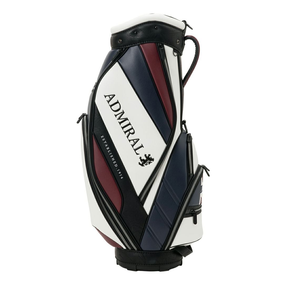 アドミラル　ゴルフ　キャディバッグ　トリコロール Admiral Golf（アドミラルゴルフ） キャディバッグ メンズ 別注モデル