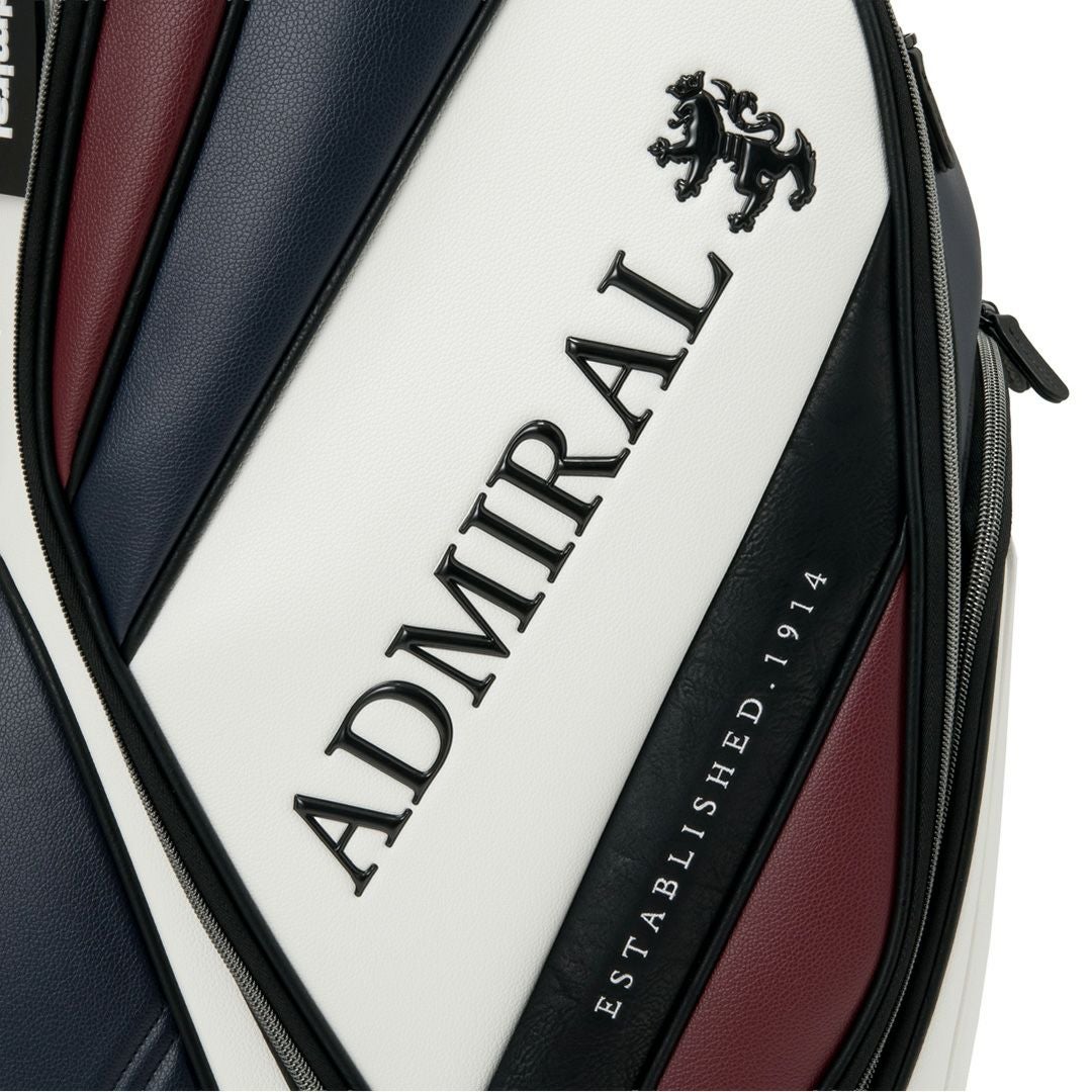 Admiral GOLF ユニセックス メンズ レディース キャディバッグ トリコロール 詳細6