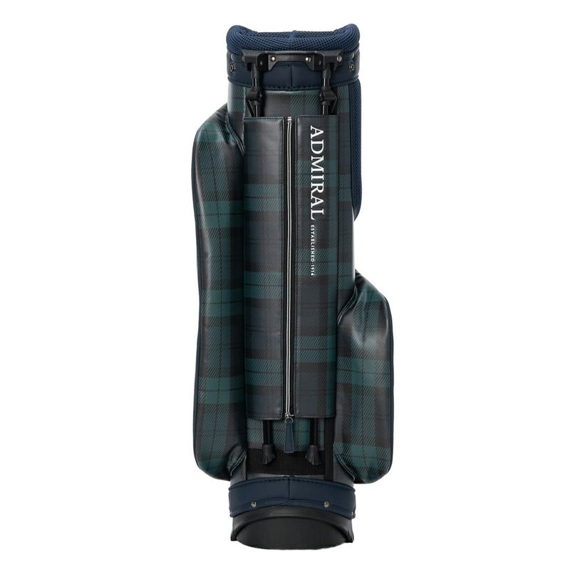 Admiral GOLF ユニセックス メンズ レディース キャディバッグ グリーン タータンチェック