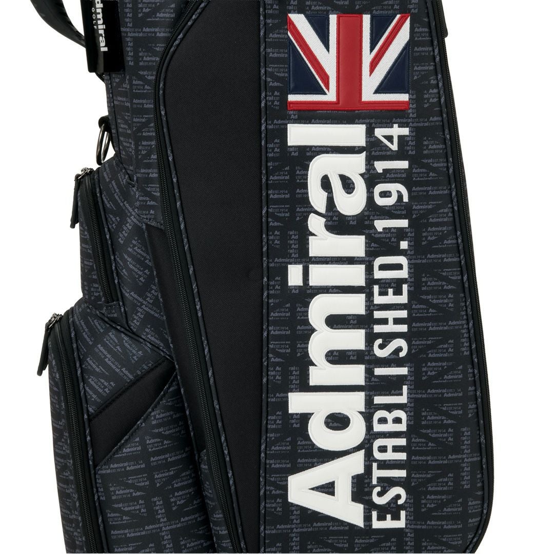 Admiral GOLF ユニセックス メンズ レディース キャディバッグ ブラック