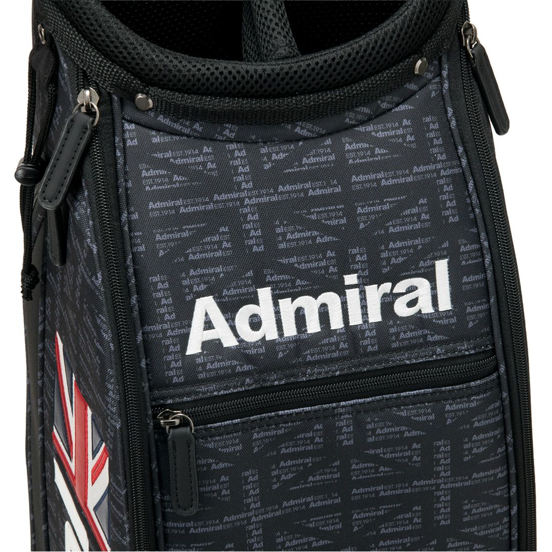 Admiral GOLF ユニセックス メンズ レディース キャディバッグ ブラック