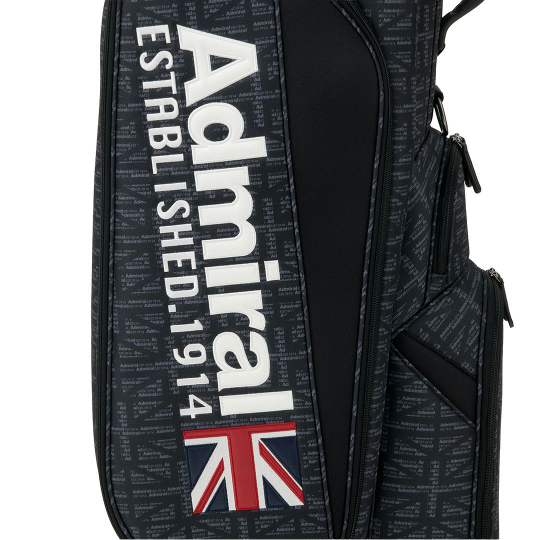 Admiral GOLF ユニセックス メンズ レディース キャディバッグ ブラック