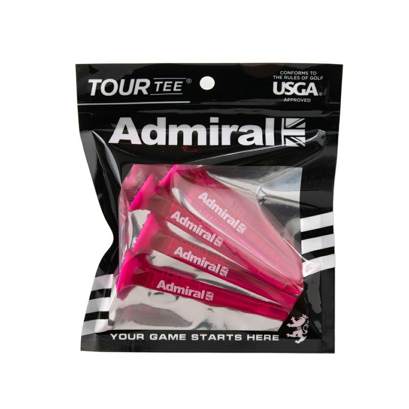 Admiral GOLF ユニセックス メンズ レディース ツアーティー tourtee ピンク パッケージ付き