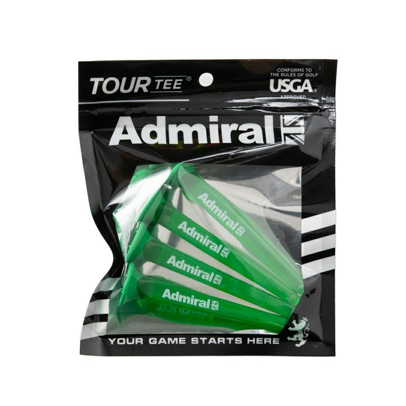 Admiral GOLF ユニセックス メンズ レディース ツアーティー tourtee グリーン パッケージ付き