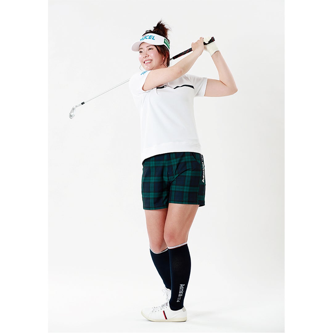 堀琴音プロ着用 Admiral GOLF レディース ソックス 靴下 ネイビー