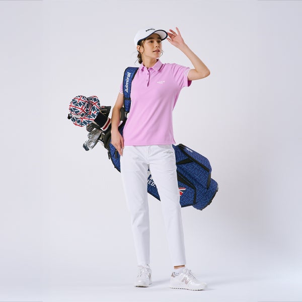 Admiral GOLF レディース ソックス 靴下 ホワイト モデル着用5