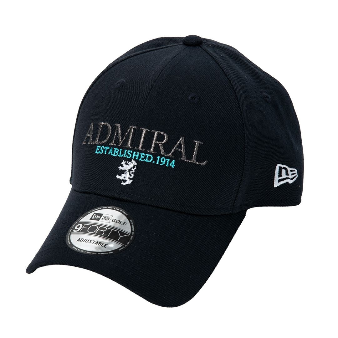 Admiral GOLF ニューエラコラボ ユニセックス メンズ レディース キャップ 帽子 ブラック