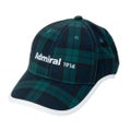 Admiral GOLF ユニセックス メンズ レディース キャップ 帽子 タータンチェック グリーン