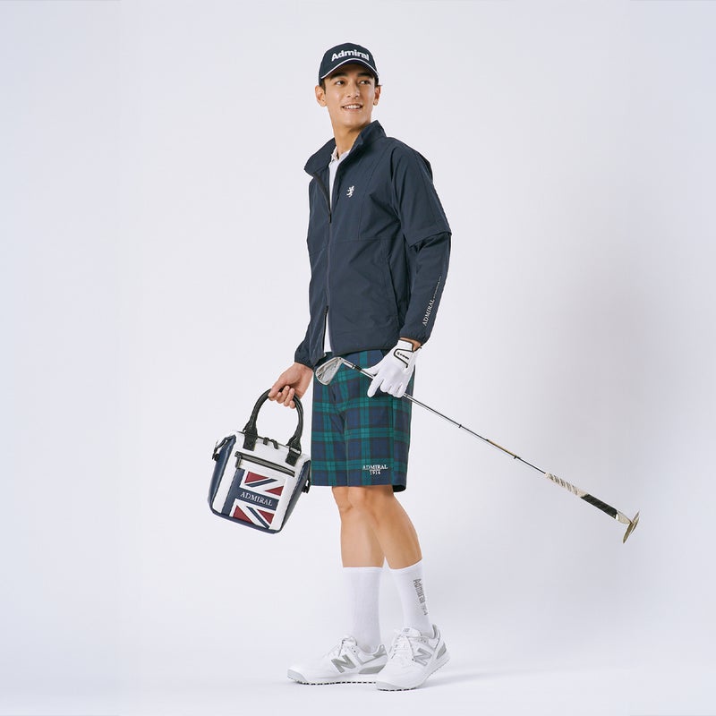 Admiral GOLF ニューエラ コラボ ユニセックス メンズ レディース 帽子 キャップ ネイビー 紺 モデル着用1