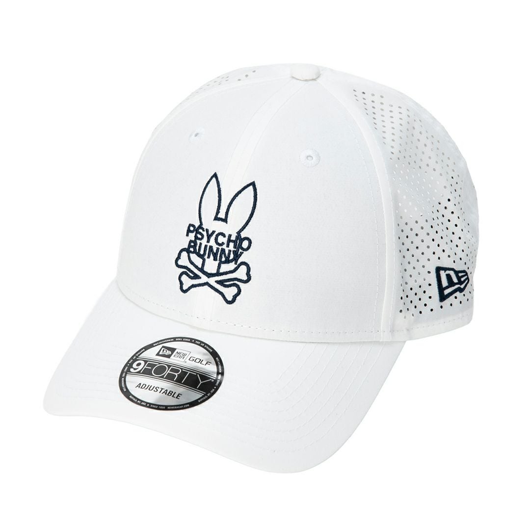 Psycho Bunny ニューエラ コラボ ユニセックス メンズ レディース キャップ 帽子 ホワイト