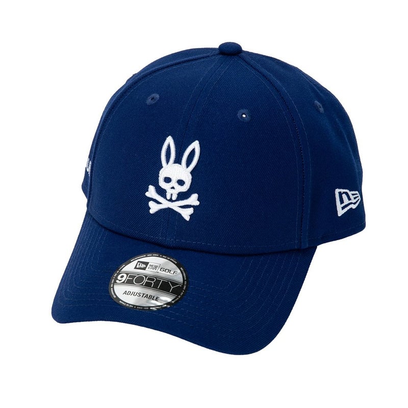 Psycho Bunny ニューエラ コラボ ユニセックス メンズ レディース キャップ 帽子 ブルー