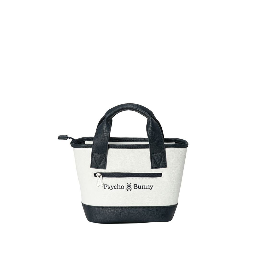 PsychoBunny ユニセックス メンズ レディース ラウンドバッグ ホワイト 詳細1