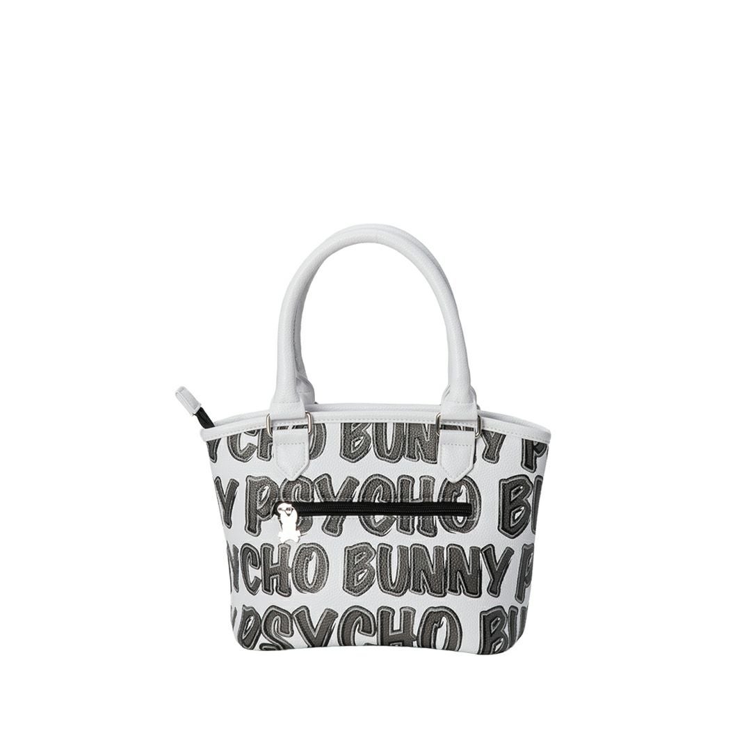 PsychoBunny ユニセックス メンズ レディース ラウンドバッグ ホワイト 詳細2