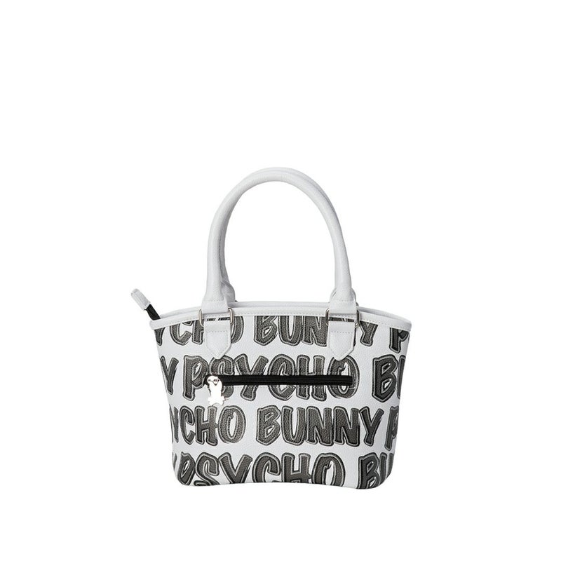 PsychoBunny ユニセックス メンズ レディース ラウンドバッグ ホワイト 詳細2