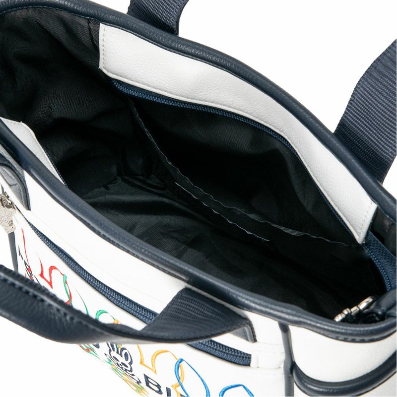 PsychoBunny ユニセックス メンズ レディース ラウンドバッグ ホワイト 詳細3