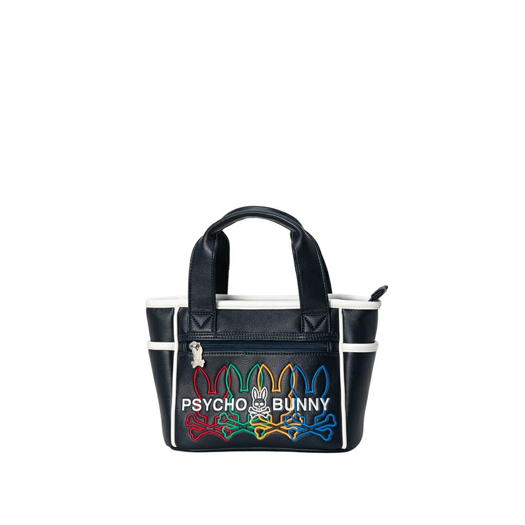 PsychoBunny ユニセックス メンズ レディース ラウンドバッグ ネイビー