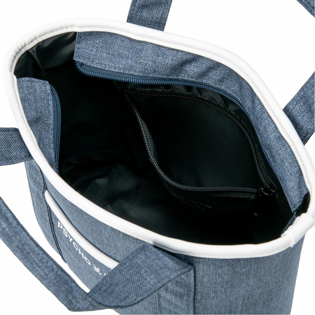 PsychoBunny ユニセックス メンズ レディース ラウンドバッグ ネイビー 詳細3