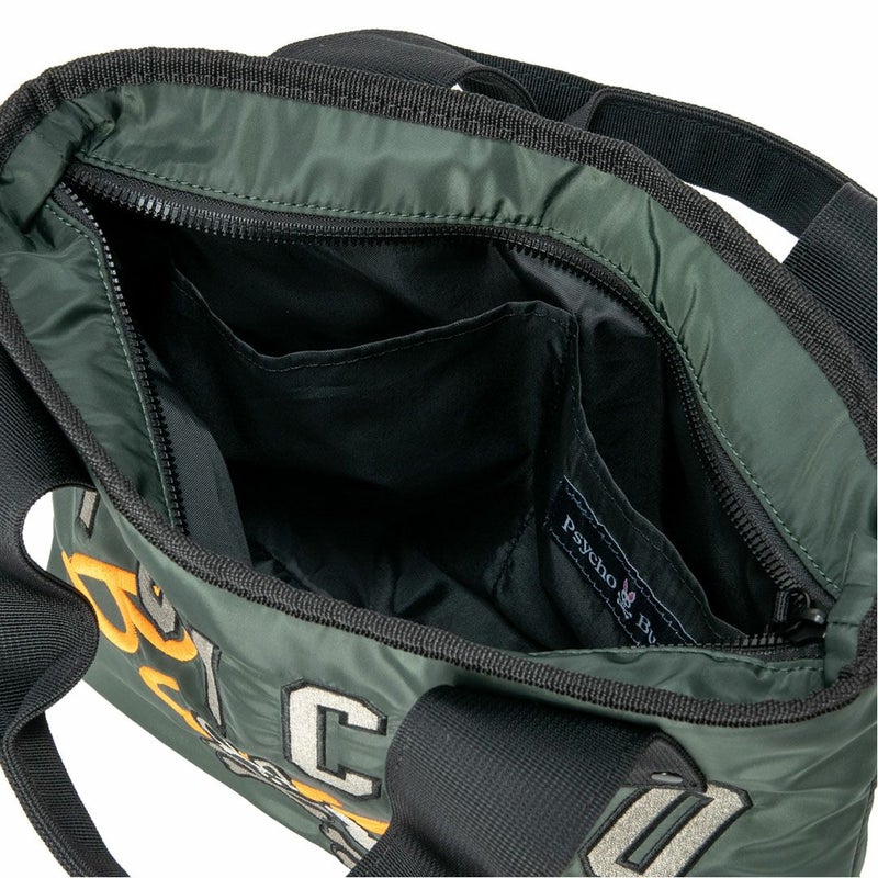 PsychoBunny ユニセックス メンズ レディース ラウンドバッグ オリーブ 詳細3