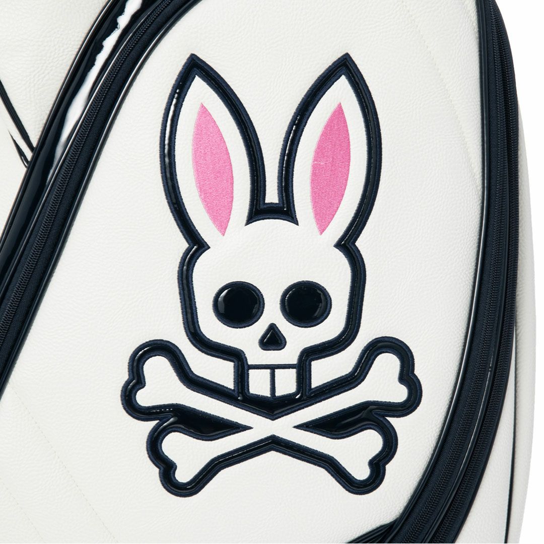 Psycho Bunny キャディバッグ 白黒スカル サイコバニー]カートキャディバッグ ORIGINAL SP | 【公式】ヤマニゴルフ