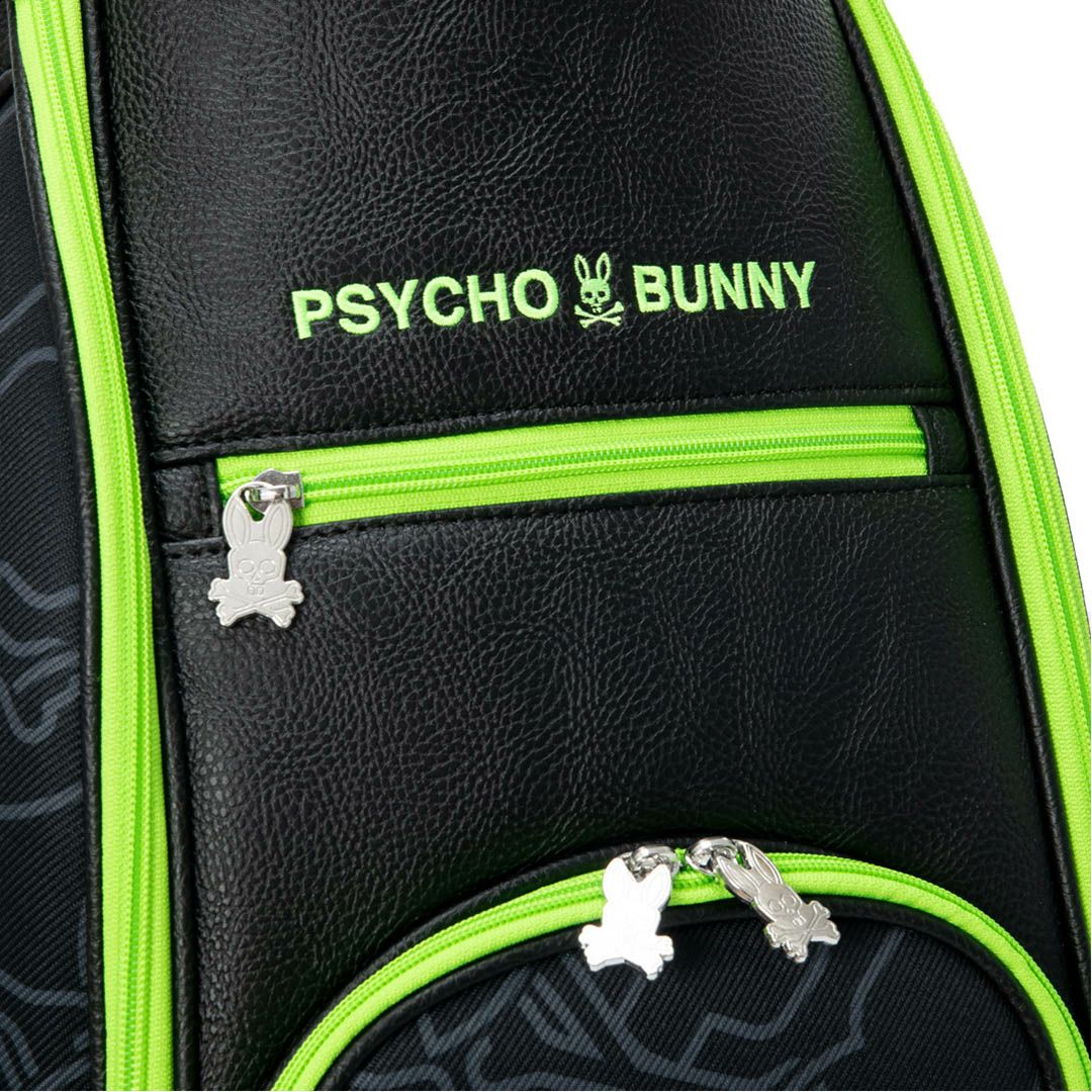PsychoBunny ユニセックス メンズ レディース スタンドキャディバッグ ブラック 詳細10